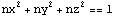 nx^2 + ny^2 + nz^2 == 1