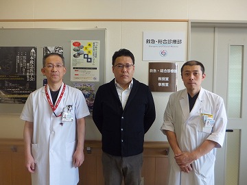 笠岡教授が担当する大学院医学教育部　救急・総合診療医学分野に、二人目の大学院生が入部しました。